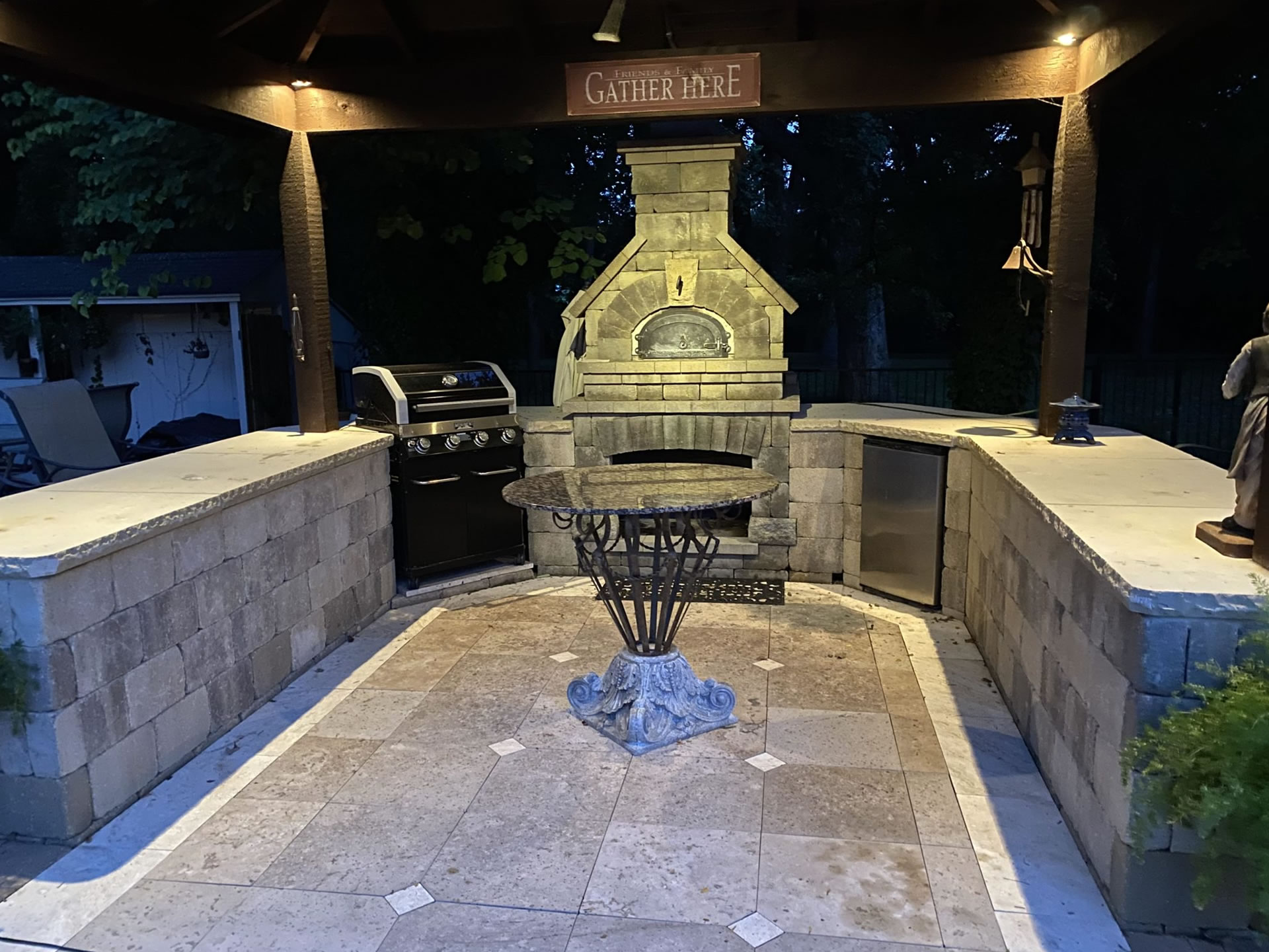Outdoor Kitchens and Outdoor Living Rooms by Precision Pavers